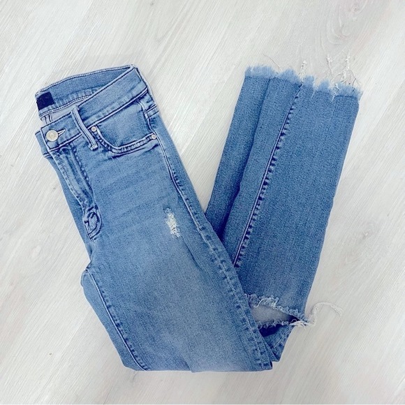 Mother denim the rascal ankle size 25 learning to hula - Picture 2 of 10